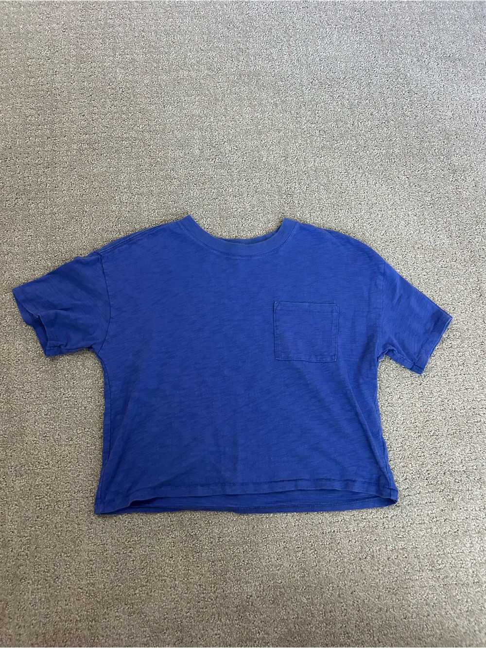 GAP Teen Royal Blue Short-Sleeve Pocket Tee